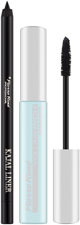 Набор для макияжа глаз - Pierre Rene Eye Kit (mascara/10ml + eyeliner) — фото N2