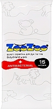 Парфумерія, косметика Вологі серветки для рук та тіла "Антибактеріальні" - ZooZoo
