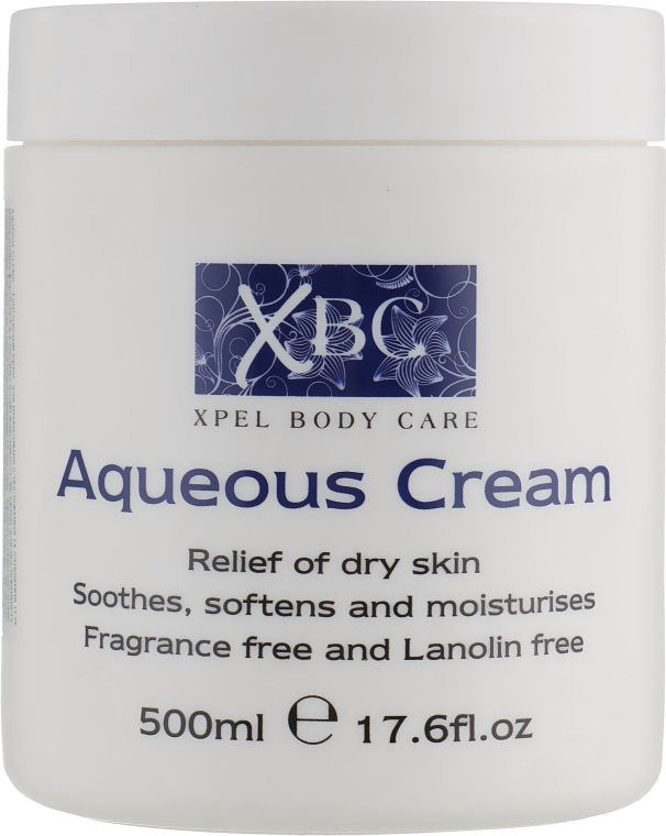 Тонізувальний крем для інтенсивного зволоження та очищення тіла - Xpel Marketing Ltd Aqueous Cream