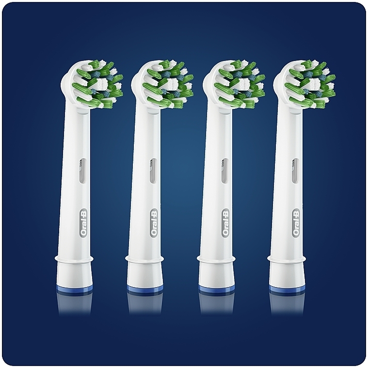 Сменная насадка для электрической зубной щетки, 4 шт. - Oral-B Cross Action Power Toothbrush Refill Heads — фото N3