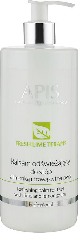 Освежающий бальзам для ног - APIS Professional Refreshing Balm For Feet With Lime And Lemongrass — фото N1
