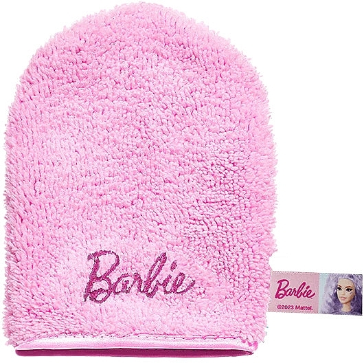 Рукавичка для снятия макияжа "Барби", розовая - Glov Water-Only Cleansing Mitt Barbie Cozy Rosie — фото N1