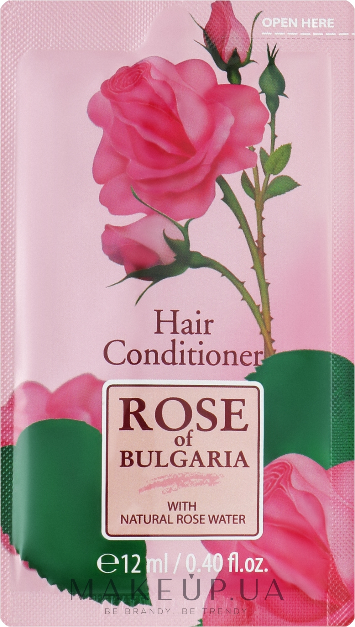 Кондиционер для волос с розовой водой - BioFresh Rose of Bulgaria Hair Conditioner (мини) — фото 12ml