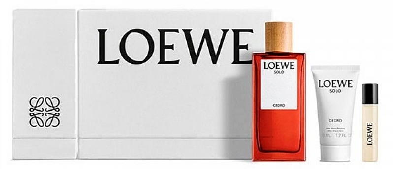 Loewe Solo Loewe Cedro - Набор (edt/100ml + ash/balm/50ml + edt/20ml)  — фото N1