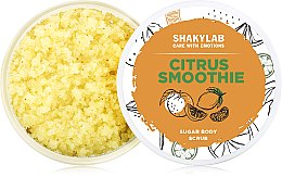 Духи, Парфюмерия, косметика Сахарный скраб для тела «Citrus Smoothie» - SHAKYLAB Sugar Natural Body Scrub