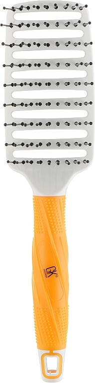 Вентбраш, бело-оранжевый - GKhair Vent Brush 2.5 — фото N1