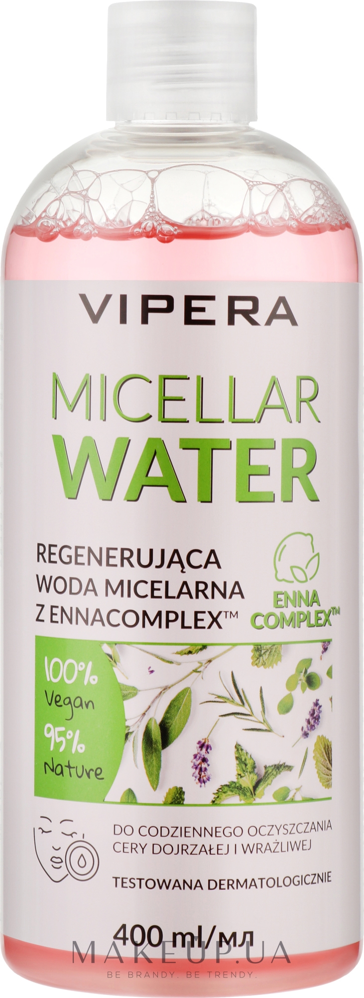 Мицеллярная вода восстанавливающая - Vipera Ennacomplex Regenerating Micellar Water — фото 400ml