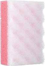 Парфумерія, косметика Губка для тіла масажна, рожева - Sanel Balance Prostokat