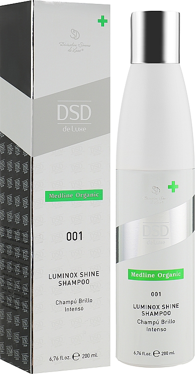Шампунь "Люмінокс шайн" №001 - Simone DSD de Luxe Medline Organic Luminox Shine Shampoo — фото N2