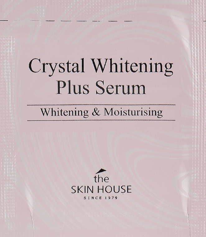 Сироватка освітлювальна проти пігментації шкіри обличчя - The Skin House Crystal Whitening Plus Serum (пробник)