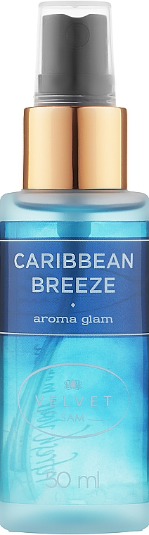 Аромаспрей для тіла «Caribbean Breeze» - Velvet Sam Aroma Glam — фото N1
