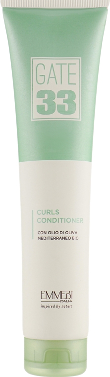 Кондиціонер для кучерявого волосся - Emmebi Italia Gate 33 Oliva Bio Curls Conditioner — фото N1