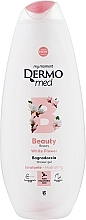 Гель для душу "Білі квіти" - Dermomed Beauty White Flower Shower Gel — фото N1