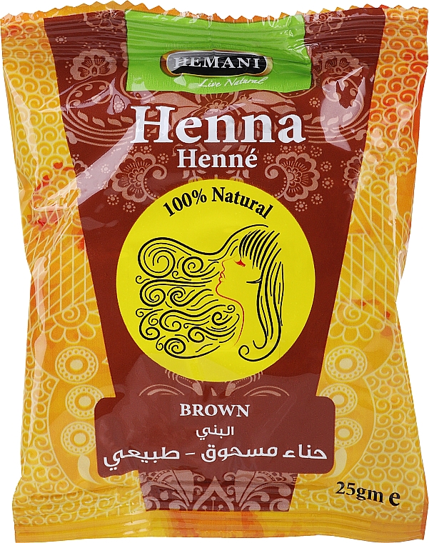 Хна для волос - Hemani Natural Henna Powder — фото N1