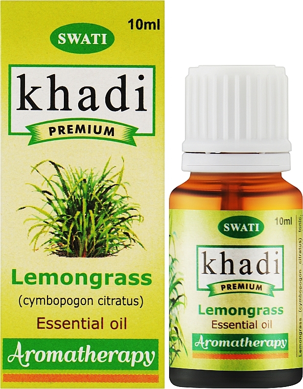 Ефірна олія "Лемонграс" - Khadi Swati Premium Essential Oil — фото N2
