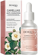 Есенція для лиця з екстрактом камелії - Bioaqua Camellias Anti-Oxidation Nourishing Essence  — фото N1