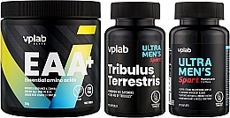 Подарочный набор для мужчин - VPlab Ultra Men's Power Box (caps/2x90pcs + amino/acid/250ml) — фото N2