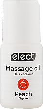 Парфумерія, косметика Масажна олія "Персик" - Elect Massage Oil Peach (міні)