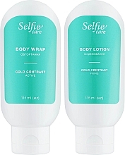 Набор холодный антицеллюлитный для обертывания кожи тела - Selfie Care (cr/115ml + lot/115ml) — фото N1