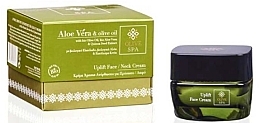 Крем для обличчя та шиї з алое - Olive Spa Aloe Vera Uplift Face — фото N1