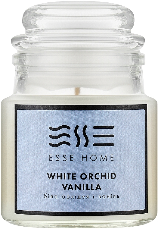 Esse Home White Orchid Vanilla - Ароматична свічка — фото N1