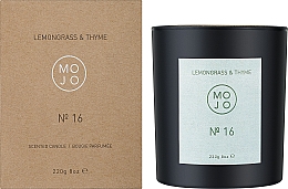 Mojo Lemongrass & Thyme №16 - Ароматическая свеча — фото N2