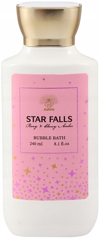 Набор в пакете - Aurora Star Falls Peony And Cherry (scrub/240ml + bubble/bath/240ml + b/mist/150ml) — фото N4