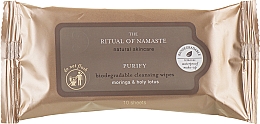 Очищувальні серветки з міцелярною водою, 10 шт - Rituals The Ritual of Namaste Miracle Wipes Travel — фото N1