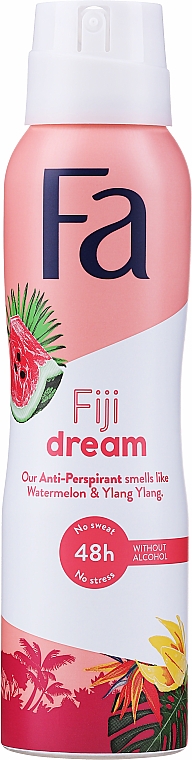 Дезодорант-спрей "Ритмы островов. Fiji Dream", аромат арбуза и иланг-иланга - Fa