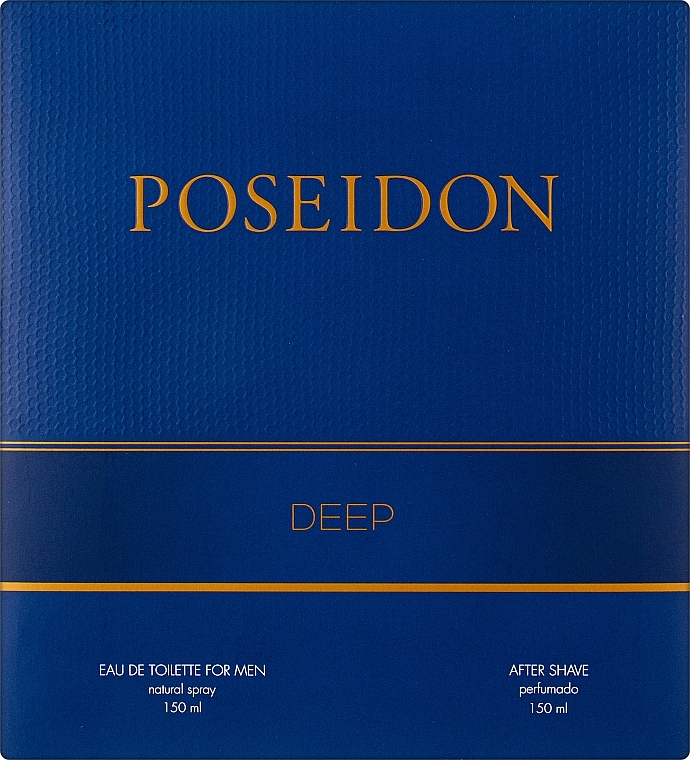 Instituto Espanol Poseidon Deep - Набор (ash/balm/150ml + edt/150ml) — фото N1