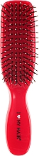 Парфумерія, косметика Щітка для волосся "Spider", 1503, червона глянцева S - I Love My Hair