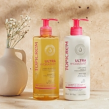 Набор - Topicrem Ultra-Moisturizing (sh/oil/500ml + b/milk/500ml) — фото N2