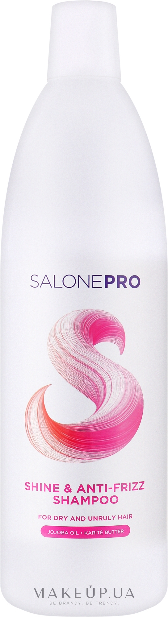 Шампунь для блеска сухих и непослушных волос - Unic Salone Pro Shine & Anti-Frizz Shampoo — фото 1000ml