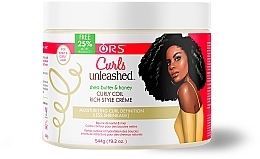 Парфумерія, косметика Крем для волосся з маслом ши й медом - ORS Curls Unleashed Shea Butter & Honey Curl Defining Creme