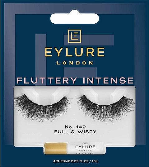 Накладні вії №142 - Eylure False Eyelashes Fluttery Intense — фото N1