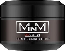 Гель камуфлюючий LED - M-in-M Gel LED Milkshake Glitter — фото N2