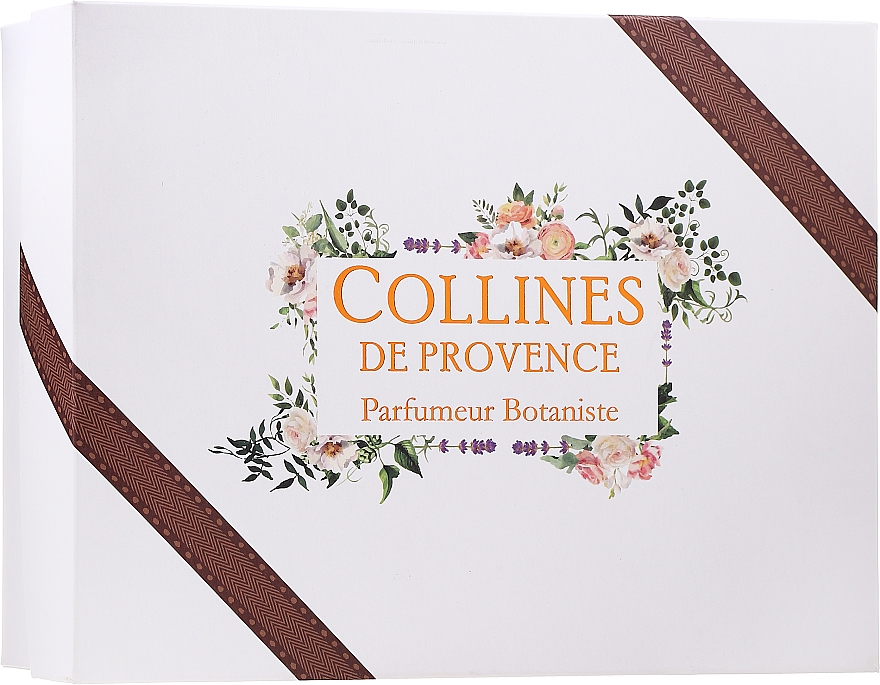 Набір - Collines De Provence Gift Box (h/cr/30ml + shr/gel/200ml + candle/75g + aroma/diffuser/200ml) — фото N4