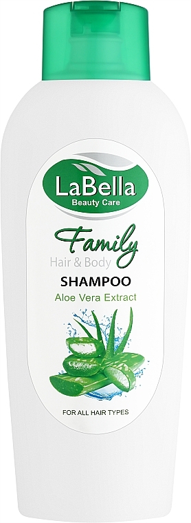 Шампунь для волос и тела - La Bella Family Shampoo Aloe Vera Extract — фото N1
