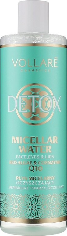 Міцелярна вода - Vollare Detox Micellar Water Face & Eyes — фото N1