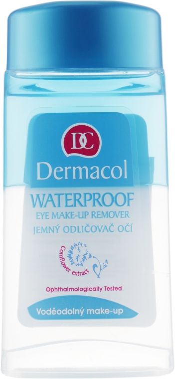 Двухфазное средство для снятия водостойкого макияжа с глаз - Dermacol Face Care Waterproof Eye Make-Up Remover