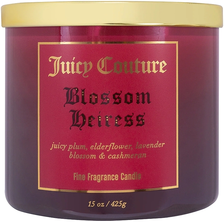 Ароматична свічка - Juicy Couture Blossom Heiress Fine Fragrance Candle — фото N1