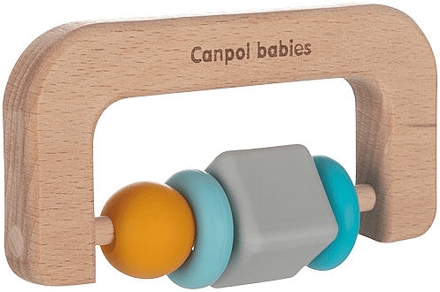 Игрушка-прорезыватель деревянно-силиконовая - Canpol Babies — фото N1