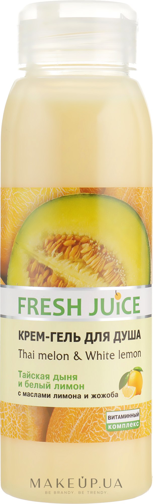 Крем-гель для душу - Fresh Juice Thai Pleasure Thai Melon & White Lemon — фото 300ml