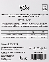 Універсальні легінси з ефектом пуш-ап - VCee Shaping Leggins With Push-Up Effect — фото N4