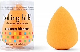 Парфумерія, косметика Б'юті-блендер, світло-помаранчевий - Rolling Hills Makeup Blender Light Orange