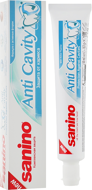 Зубная паста "Защита от кариеса" - Sanino 