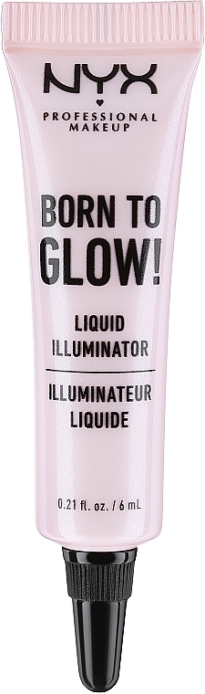 Рідкий хайлайтер - NYX Professional Makeup Born To Glow Liquid Illuminator — фото N2