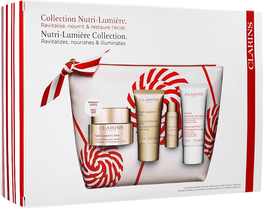 Набор, 5 продуктов - Clarins Nutri-Lumiere Christmas Set — фото N1
