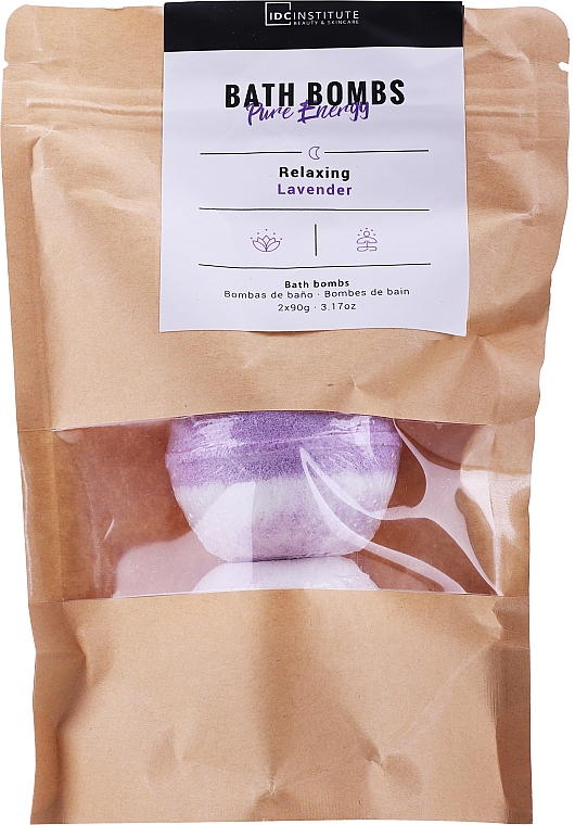 Бомбочка для ванны - IDC Institute Pure Energy Relaxing Lavender — фото N1