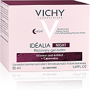 Відновлюючий гель-бальзам для обличчя - Vichy Idealia Night Skin Sleep — фото N2